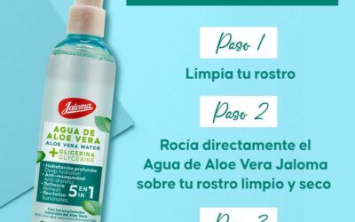 Beneficios del agua de aloe vera Jaloma para salud y belleza