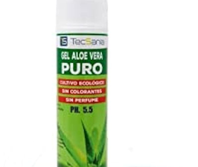 Refresca y cuida tu piel con el gel de aloe vera puro Tecsania